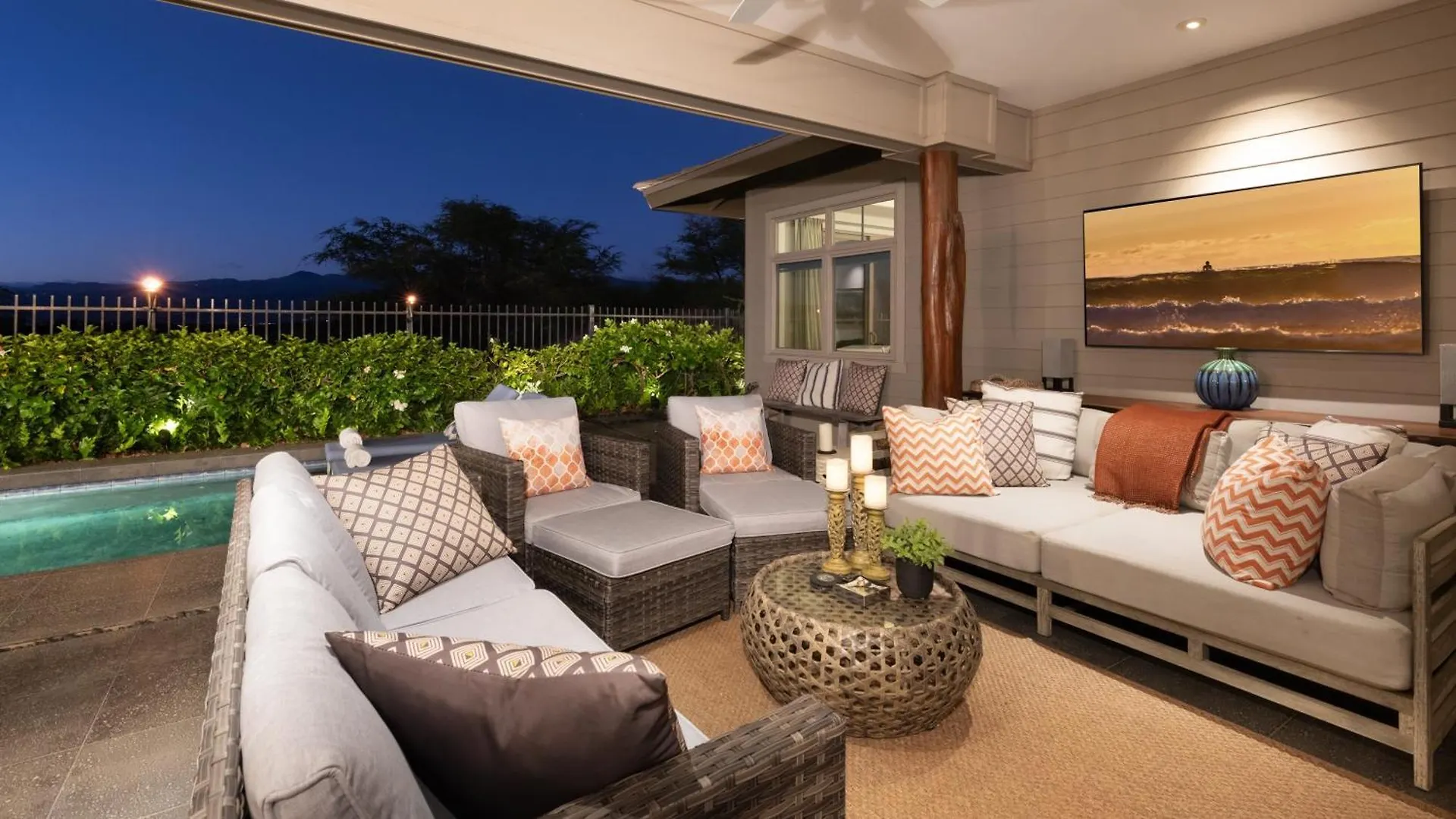 Vakantiehuis Pualani Villa Single Level 4Br Kamilo Home With Pool And Cottage Waikoloa Verenigde Staten