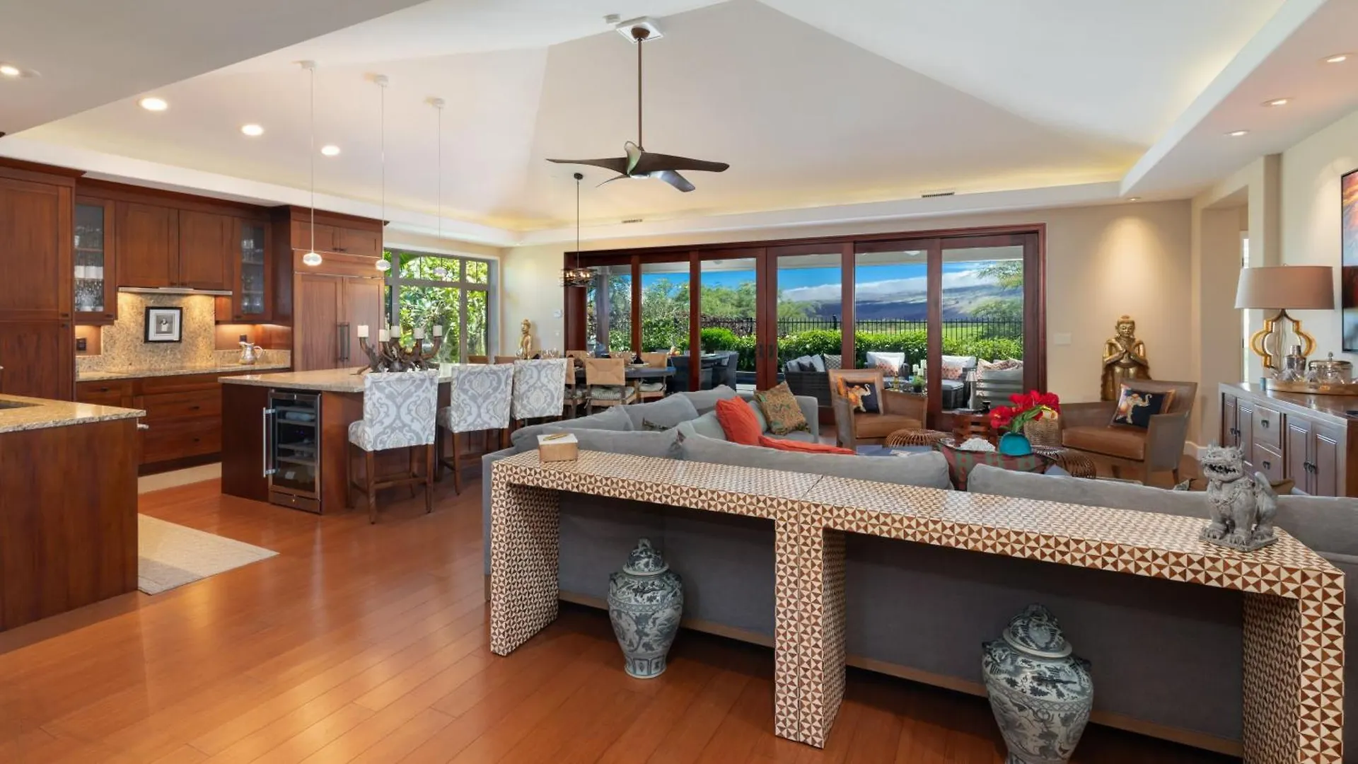 Vakantiehuis Pualani Villa Single Level 4Br Kamilo Home With Pool And Cottage Waikoloa
