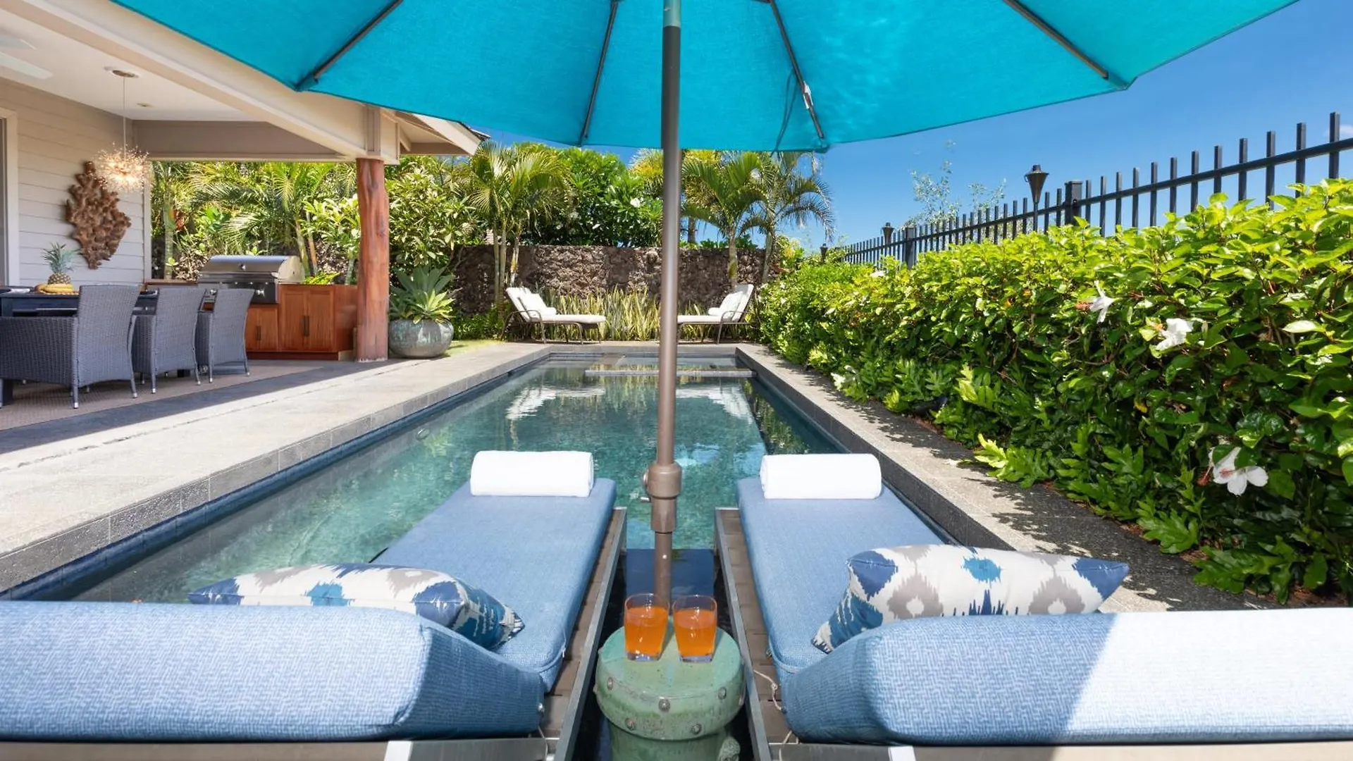 Pualani Villa Single Level 4Br Kamilo Home With Pool And Cottage Waikoloa