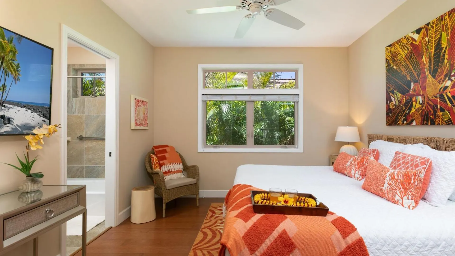 Hébergement de vacances Pualani Villa Single Level 4Br Kamilo Home With Pool And Cottage Waikoloa États-Unis