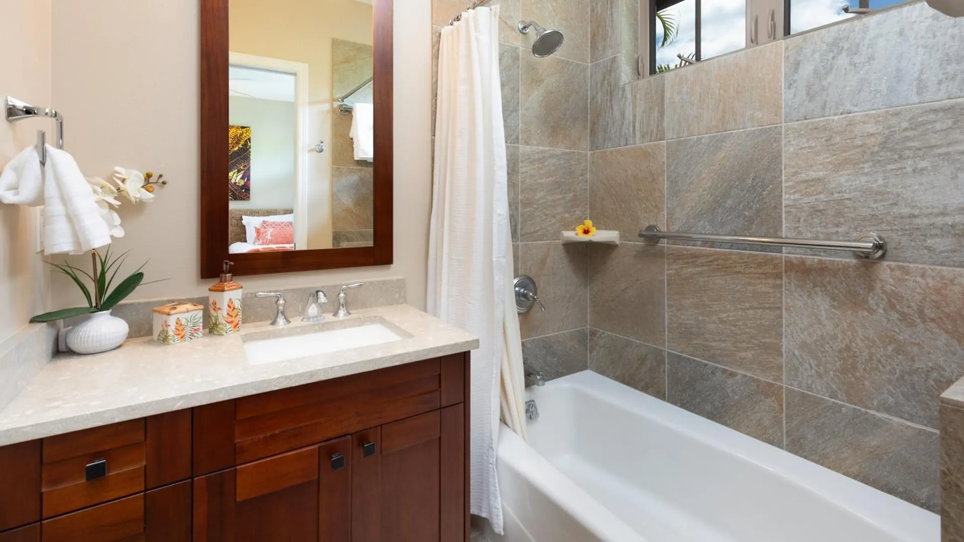 Hébergement de vacances Pualani Villa Single Level 4Br Kamilo Home With Pool And Cottage Waikoloa